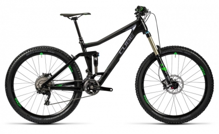 Celoodpružené kolo Cube Stereo 160 C:62 Race carbon'n' green 2024