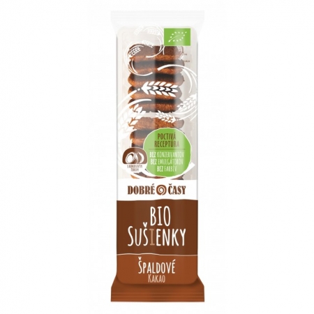 sušenky kakaové BIO DOBRÉ ČASY 100g exp. 10/26