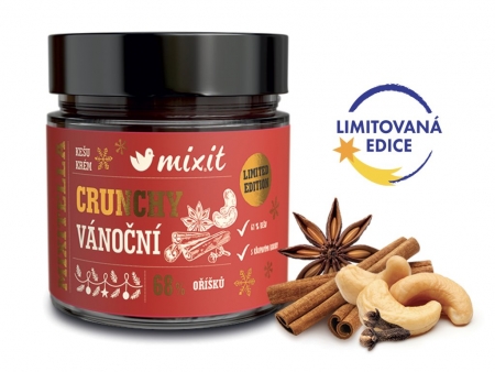 krém Mixitella crunchy premium Vánoční 220g
