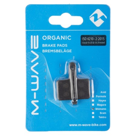 brzdové destičky M-Wave organické Shimano, Deore, Alivio,Tektro