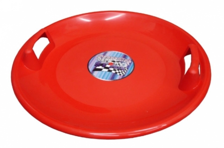 kluzák talíř Plastkon Superstar červený 60cm
