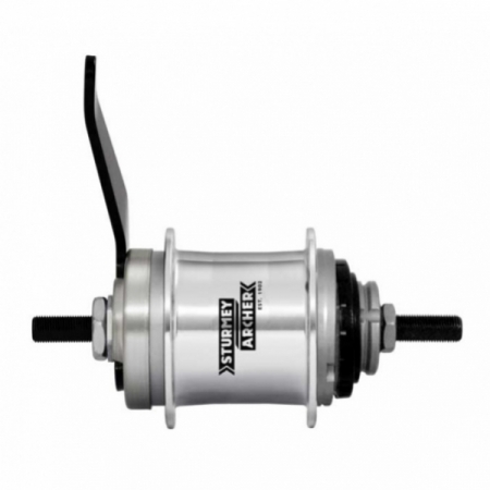 torpedo Sturmey-Archer S1C 32d ALU stříbrný