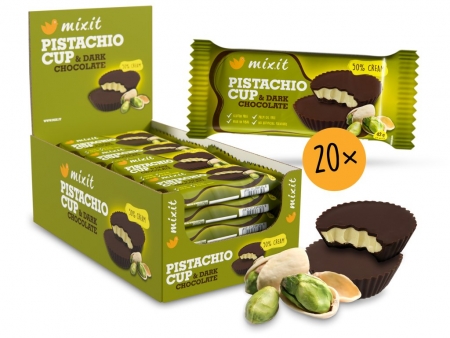 cup Mixit - pistácie + hořká čokoláda 42g