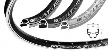ráfek REMERX DRAGON 719 V-brake 622x19 36děr stříbrný