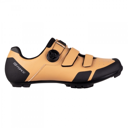 tretry FORCE MTB REVO 2, světle hnědé 38