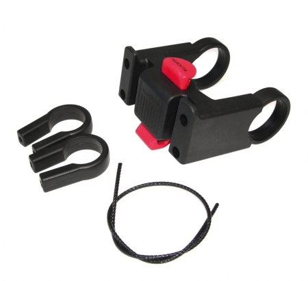 držák KlickFix na řidítka univerzální 22-26mm a 31,8mm černý