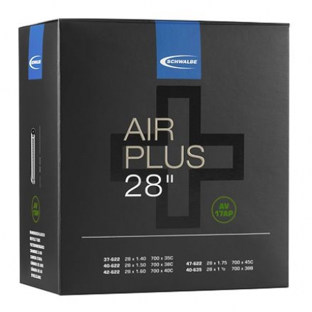 duše SCHWALBE AV17AP AIR PLUS 28"x1.40-1.75 (37/47-622/635) AV/40mm