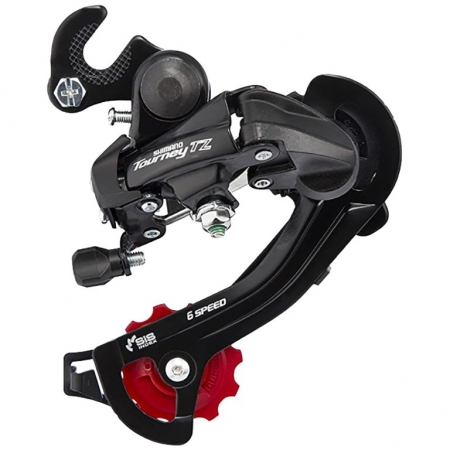měnič Shimano MTB 6k Shimano RD-TZ500 s hákem střední vodítko servisní balení
