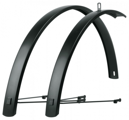 blatníky SKS EDGE Al 28" černé mat