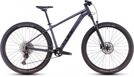 Horské kolo CUBE ATTENTION PRO metallicgrey 'n' black 2025