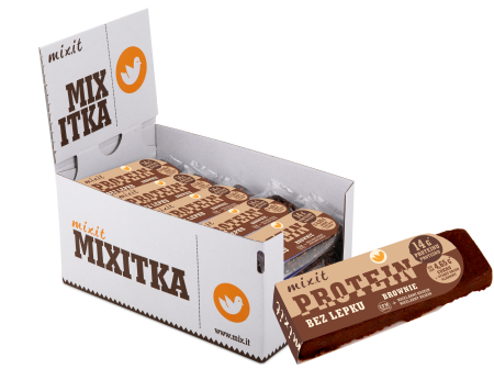 tyčinka Mixit bez lepku brownie 43g exp. 08/26