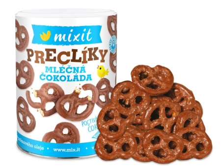 preclíky v mléčné čokoládě Mixit 250g