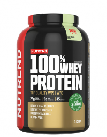 nápoj Nutrend 100% WHEY PROTEIN 1350 g pistácie