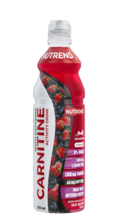 nápoj Nutrend CARNITINE with caffeine 750ml MIX BERRY