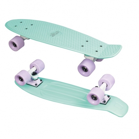 skateboard muuwmi NoRules ABEC 5 FUN mátovo/fialový
