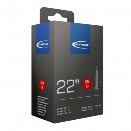 duše SCHWALBE SV8 22"x1 1/8-1 3/8 (28/37-489/501) SV/40mm