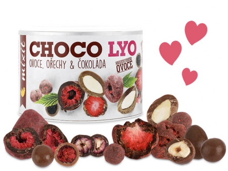 křupavé ovoce a ořechy v čokoládě Mixit 180g exp. 09/26