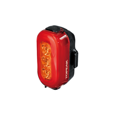 osvětlení TOPEAK TAILLUX 100 USB červená/žlutá