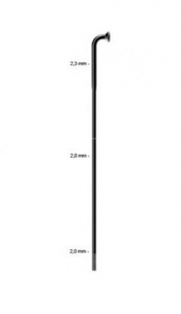 drát nerez Sapim Strong 2-2-2,3 x 270mm černý