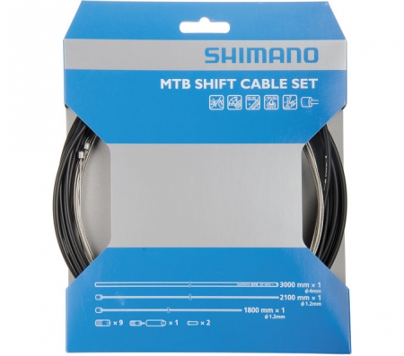 bowdeny+lanka Shimano SP41 set černý