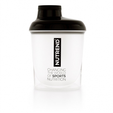 šejkr Nutrend 300ml černý průhledný