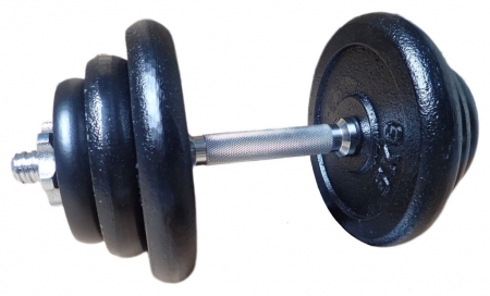 činka nakládací jednoruční 20kg 25mm chromovaná