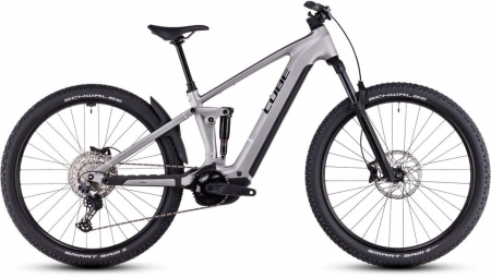 Elektrokolo CUBE STEREO Hybrid ONE22 RACE silver´n´black 2025