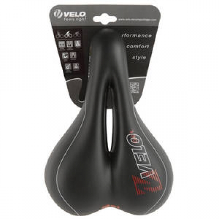 sedlo VELO Plush D2 Gel 267x168mm černé