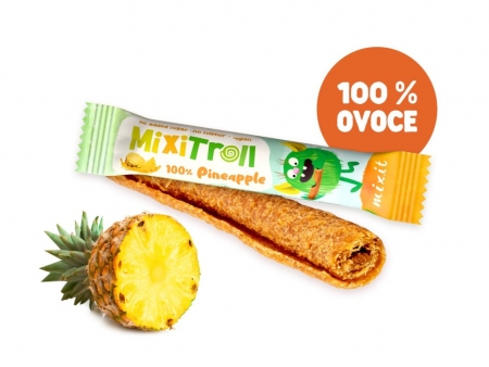 ovocná rolka MixiTroll - 100% ananas Mixit 20g exp. 10/26