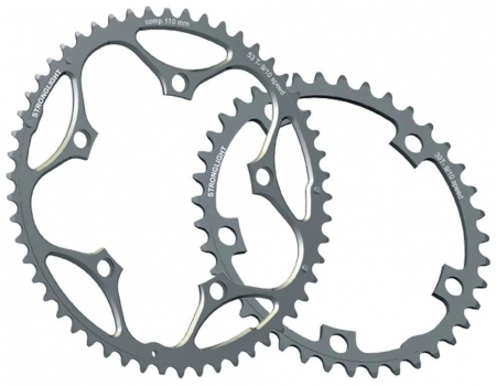 převodník 52z Stronglight 110mm stříbrný