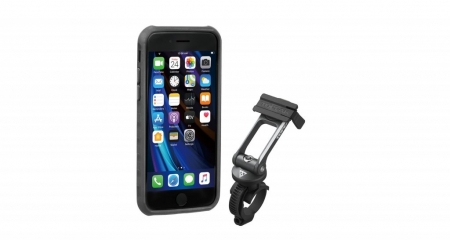 obal na mobil TOPEAK Ridecase pro iPhone SE, 8, 7 černo/šedý
