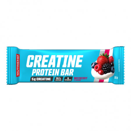 tyčinka Nutrend Creatine Protein Bar mix berry v jogurtové polevě 55g