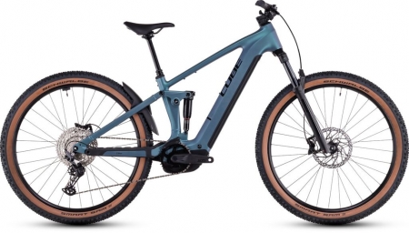 Elektrokolo CUBE STEREO Hybrid ONE22 RACE smaragdgrey´n´black 2025