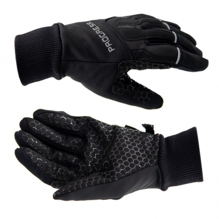 rukavice Progress SNOWRIDE GLOVES zimní černé