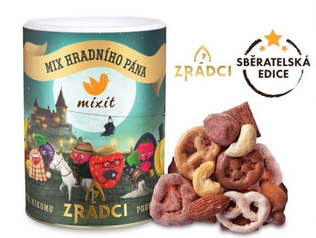 mix hradního pána Mixit čokoláda, ovoce a oříšky 300g