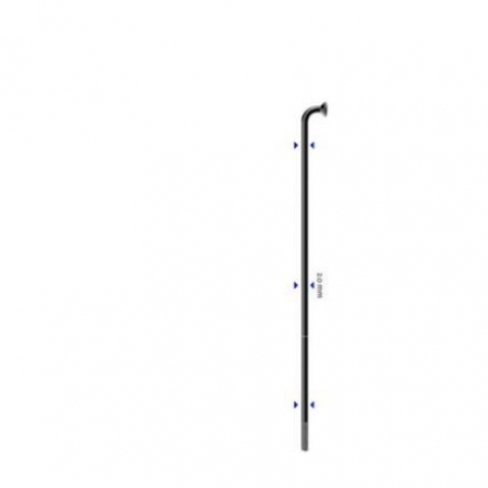 drát nerez Sapim Leader 2 x 262mm černý
