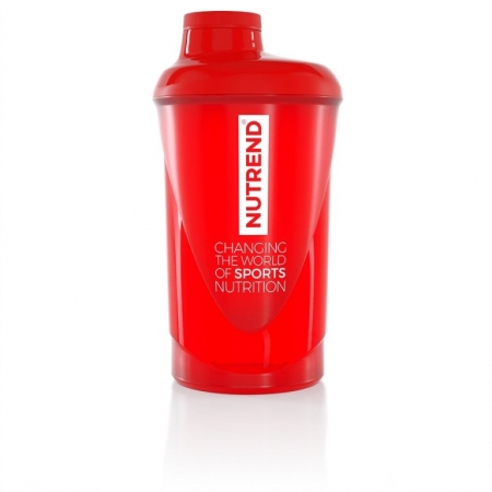 šejkr Nutrend 600ml červený