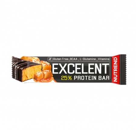 tyčinka Nutrend Excelent slaný karamel+mléčná čokoláda 85g