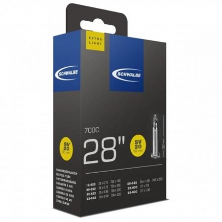 duše SCHWALBE SV20 28"x0.75-27"x1.00 (18-622/25-622) FV/50mm