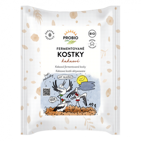 kostky Probio fermentované kakaové 40 g exp. 10/26