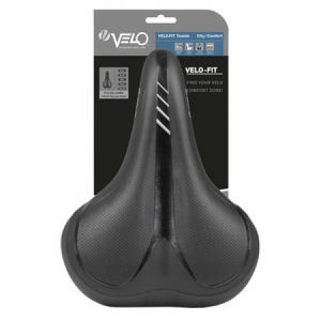 sedlo VELO Velo-Fit Townie černé